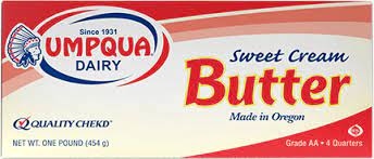Its butterfat content is 82%, which is slightly higher than land o'lakes and most american butters but lower than other european styles and . Sweet Cream Butter Umpqua Dairy