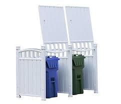 To choose outdoor trash can, you must make sure that it is robust. Best Outdoor Garbage Can Storage Sheds And Enclosures