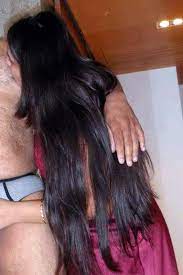 A messy bun looks huge on an indian girl with medium to long length hair. Long Hair Indian Women Beautiful Long Hair
