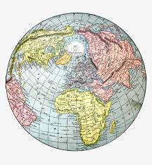 For starters, africa is way bigger than it looks, and greenland isn't nearly so vast. Transparent North Pole Png Old World Map Round Png Download Kindpng