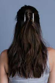 Most women opt to have medium length hair. Crescent Moon Hair Comb Dark Brown Hair Color Brown Hair Colors Medium Length Hair Styles
