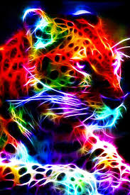 Buy 1get 1 Free Coupon Bogo18 Tiger Fractal Neon Modern Etsy Fractal Art Animal Wallpaper Tiger Art