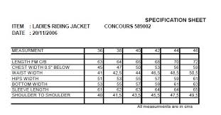 Products Size Fitting Guide