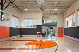 If you would like your area to be considered, you need to be able to secure a gym with 10 or more baskets (high schools or colleges with multiple courts/gyms can work). Basketball Court Gym Modern Home Gym San Diego By Charco Design Build Inc Houzz