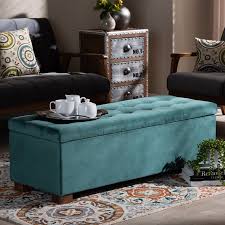 Modway harmony outdoor patio ottoman. Get The Baxton Studio Roanoke Modern And Contemporary Teal Blue Velvet Fabric Upholstered Grid Tufted Storage Ottoman Bench From Walmart Now Accuweather Shop