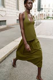 Women's Green Dresses | ZARA Canada