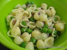Quick Pasta Recipe For Baby Mini Pasta Shells With Peas Recipe Stuffed Pasta Shells Quick Pasta Pasta Recipes For Babies