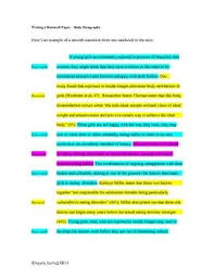 Research Papers Writing Body Paragraphs Body Paragraphs Research Paper Research Writing