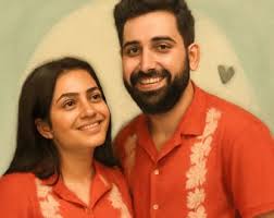 Custom Faceless Portrait Illustration: Personalized Photo Art (digital  File)