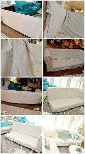 Make A Dropcloth Sofa Sectional Slipcover Tatertots And Jello Sectional Slipcover Drop Cloth Slipcover Slipcovers