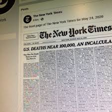 Welcome to reddit, the front page of the internet. Cr Man Mistakenly Listed In New York Times Front Page Covid 19 Obituaries Kgan