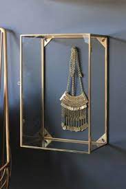 Wall Mounted Brass Glass Display Box Glass Display Box Display Boxes Display Homes