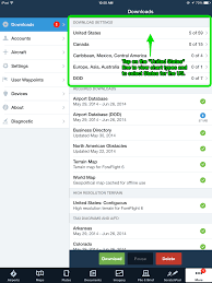 Managing Your Downloads And Pack Foreflight