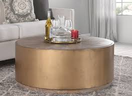 Salsbury Coffee Table By Kosas Home Coffee Table Wood Circular Coffee Table Drum Coffee Table