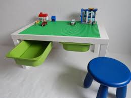 Large Brick Building Construction Storage Table 30x Etsy In 2020 Lego Table Diy Lego Table With Storage Table Storage