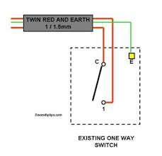 What is two way switching ? One Way Lighting Circuit Modified For Two Way Switching Dave S Diy Tips