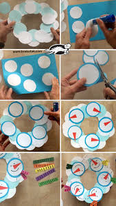 Krokotak Christmas Wreath Christmas Wreaths Christmas Crafts Childrens Crafts