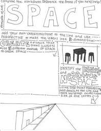 Space Elements Of Art Mini Art Lesson Middle School Art High School Art Middle School Art Art School Art Lessons
