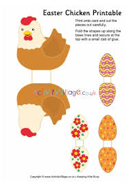 Don't feed your chickens this: Easter Chicken Printable