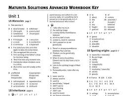 Maturita solutions intermediate workbook key unit 8. Solutions Advanced Workbook Key Retsensioon Kategooriata Inglise Keel Miina Harma Gumnaasium