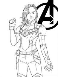 Nice Coloring Page Captain Marvel On Kids N Fun Marvel Drawings Marvel Coloring Superhero Coloring Pages