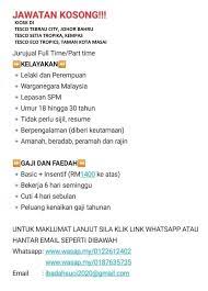 Exact time now, time zone, time difference, sunrise/sunset time and key facts for johor bahru, მალაიზია. Kerja Kosong Jawatan Kosong Johor Bahru Public Group Facebook