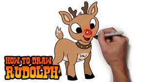 Pokemon go was a huge smash hit when it released in 2016. How To Draw Rudolph The Red Nosed Reindeer Easy Art Lesson Youtube