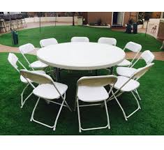 Also set sale alerts and shop exclusive offers only on shopstyle. White Round Party Table With 10 Chairs At Jump For Adan
