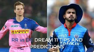 Delhi capitals vs rajasthan royals (dc vs rr). Rr Vs Dc Dream11 Prediction Rajasthan Royals Vs Delhi Capitals Best Xi Rr Vs Dc Live At 7 30 Pm