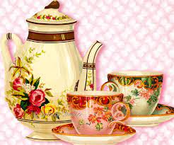 Tea Time Digital Collage Sheet Png Files By Catnipstudiocollage 6 75 Tea Pots Tea Art Tea Cups