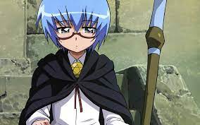 Here are 20 most beautiful blue hair anime girls. Hd Wallpaper Blue Haired Female Anime Character Zero No Tsukaima Girl Glasses Wallpaper Flare
