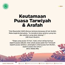 Terjemahannya adalah sebagai berikut, saya niat berpuasa sunnah arafah esok hari karena allah ta'ala. Gwy75bm2fvzukm