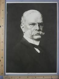 Rare Antique Orig VTG Novelist James Lane Allen Portrait Photogravure Art  Print