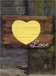 Loves Yellow Love Signs Yellow Heart Happy Colors