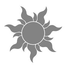 Colouring pictures of light house among mountains,sun and rocks. Tangled Golden Sun Templates Disney Family