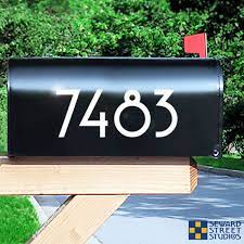 You want the real estate agent to show the right house*. Mailbox Numbers Decal Seward Street Studios