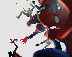 Image of Poster film 'SpiderMan: Across the SpiderVerse' yang viral di Google