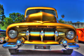 Image result for Chrome Yellow 1950 Ford Truck