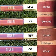 Eshani On Instagram Part 2 3 Milani Amore Matte Lip Creme Comparisons New Shade Milani Amore Matte Lip Creme Liquid Lipstick Swatches Milani Amore Matte