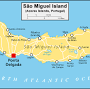 Ponta Delgada Azores Map from geology.com
