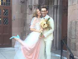 I wanted the dress to be very romantic and feminine and a. Colourful Wedding Dresses Celebrity Brides And Bridal Gowns British Vogue British Vogue
