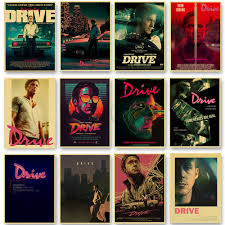 Maybe you would like to learn more about one of these? Drive Ryan Gosling Movie Poster Kraft Paper Printed Wall Posters Art Home Room Painting Wall Picture Stickers Shopee Malaysia
