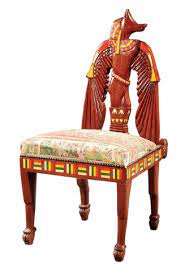 Decorator king tut egyptian style throne chair. Egyptian Revival Furniture Available At Bargain Prices Las Vegas Review Journal