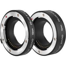 Vello Deluxe Auto Focus Extension Tube Set For Fujifilm X Mount