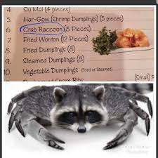 How do you get raccoons? Legit Crab Raccoon Boneappletea
