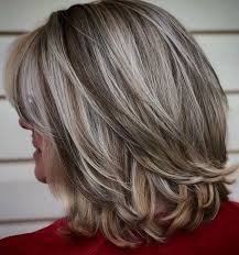 Breathtaking Blonde And Gray Hair Colors Blend Grey Hair Styles For Women Medium Hair Styles Hair Styles