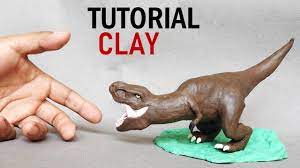 Dinosaur clay modelling | clay modelling ideas. How To Make Dinosaur T Rex With Plasticine Or Clay In Steps My Clay World Youtube