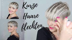 Ich biete hair style alle arten,schicken sie mir einfach die frisur die sie haare flechten, frisuren buch, anleitung, zöpfe. Kurze Haare Flechten How To Braid Short Hair Franzosische Zopfe Fur Anfanger Youtube