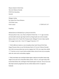 Contoh Surat Permohonan Latihan Industri Julianagwf