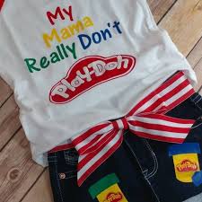 Excited To Share The Latest Addition To My Etsy Shop My Mama Really Don T Play Doh Outfit Two Piece Set Top And Bottom Don Play Doh Play Doh Fun Mommy Daddy